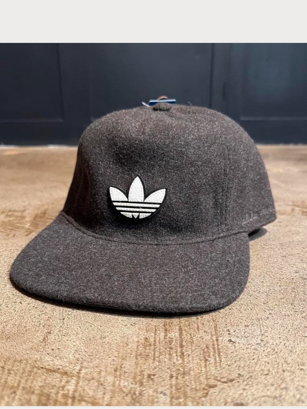 Adidas Brown/Cream Raised Logo SnapBack Hat